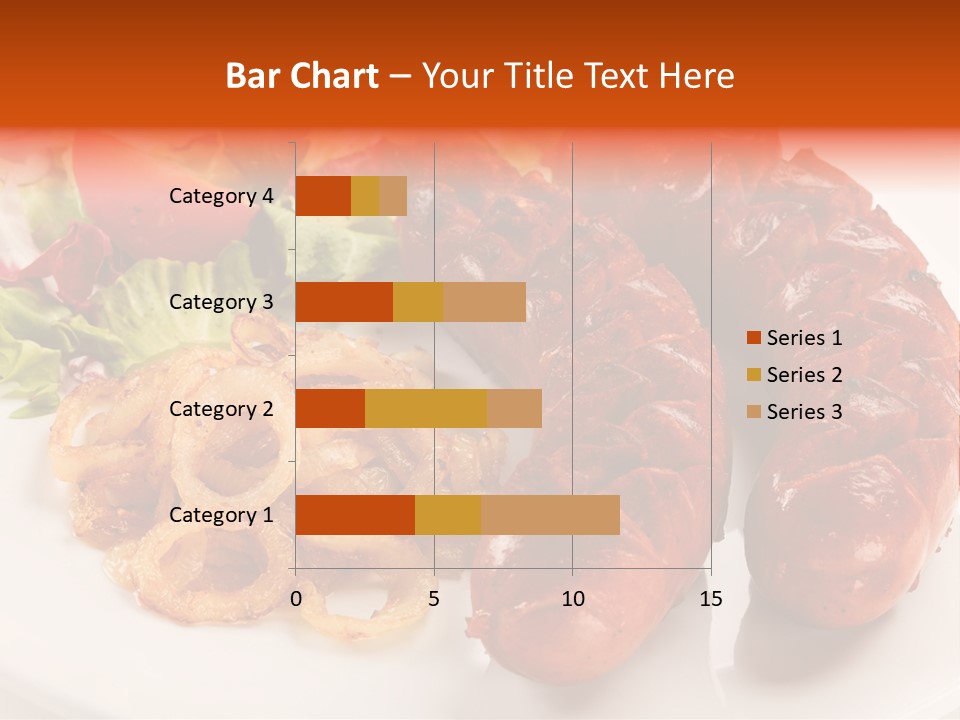 Pork Horizontal Object PowerPoint Template