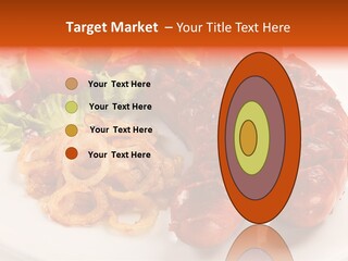 Pork Horizontal Object PowerPoint Template