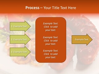 Pork Horizontal Object PowerPoint Template