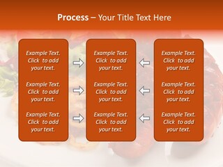 Pork Horizontal Object PowerPoint Template