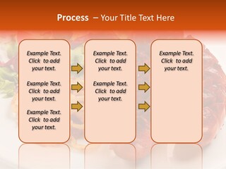Pork Horizontal Object PowerPoint Template
