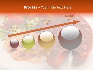 Pork Horizontal Object PowerPoint Template