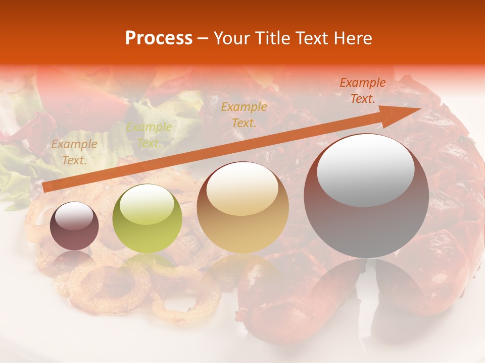 Pork Horizontal Object PowerPoint Template