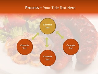Pork Horizontal Object PowerPoint Template