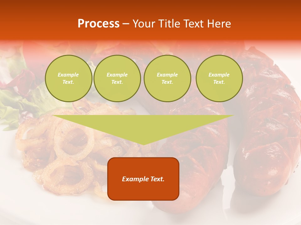 Pork Horizontal Object PowerPoint Template
