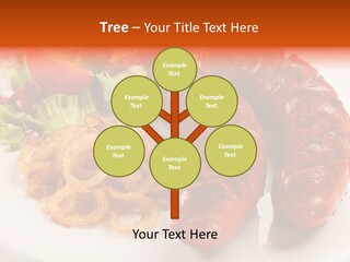 Pork Horizontal Object PowerPoint Template