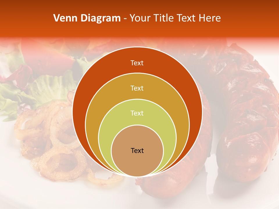 Pork Horizontal Object PowerPoint Template