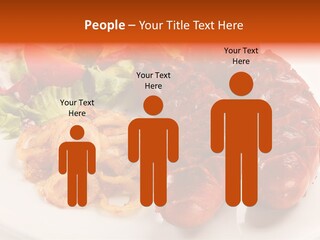 Pork Horizontal Object PowerPoint Template