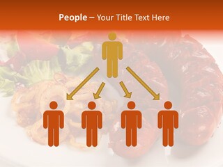 Pork Horizontal Object PowerPoint Template