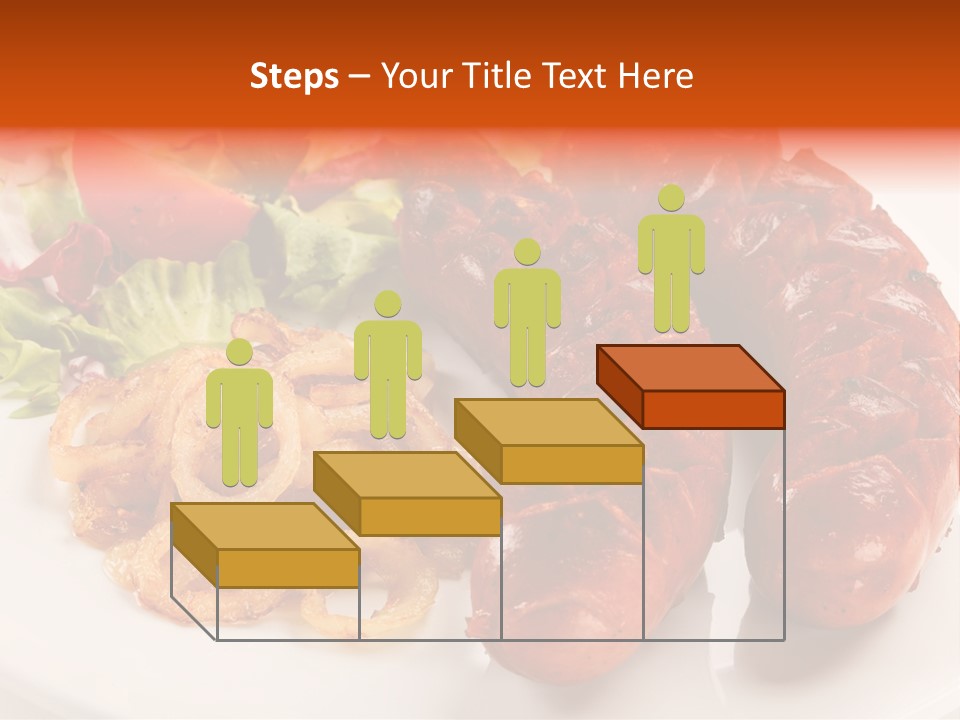 Pork Horizontal Object PowerPoint Template