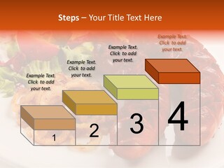 Pork Horizontal Object PowerPoint Template