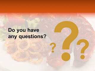 Pork Horizontal Object PowerPoint Template