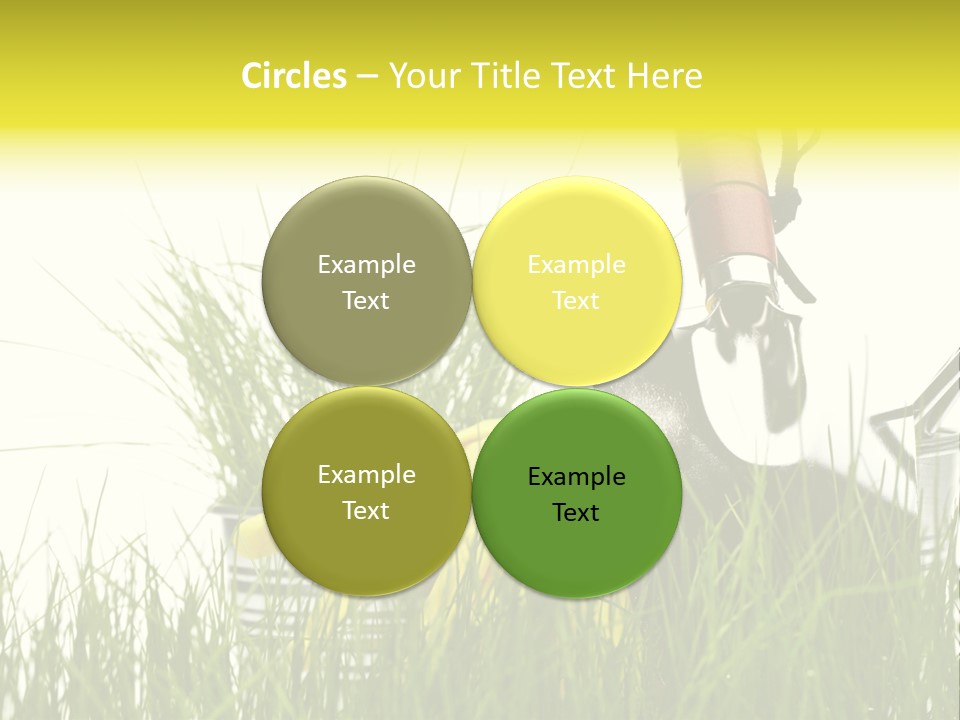 Farm Botany Gardening PowerPoint Template