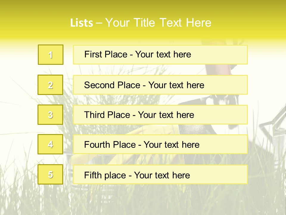 Farm Botany Gardening PowerPoint Template