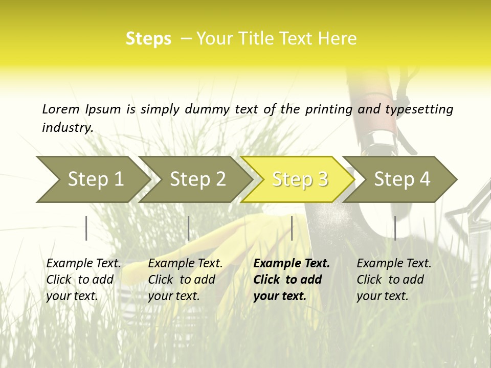 Farm Botany Gardening PowerPoint Template