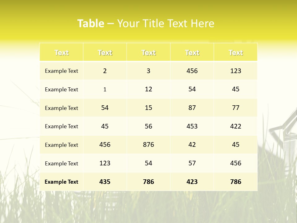 Farm Botany Gardening PowerPoint Template