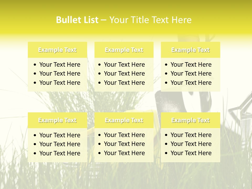 Farm Botany Gardening PowerPoint Template