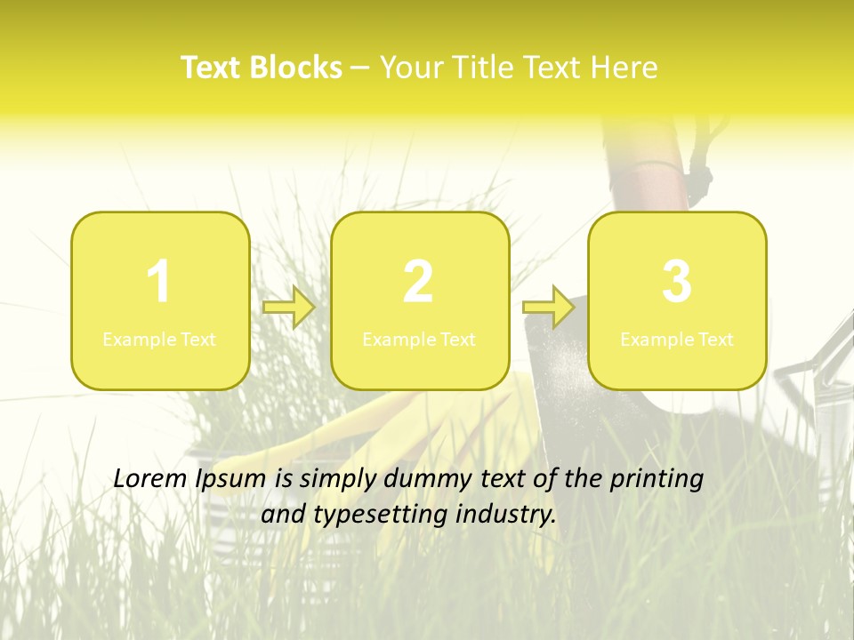 Farm Botany Gardening PowerPoint Template