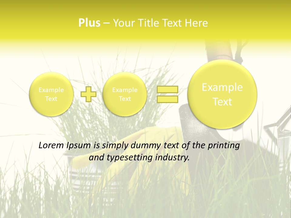 Farm Botany Gardening PowerPoint Template