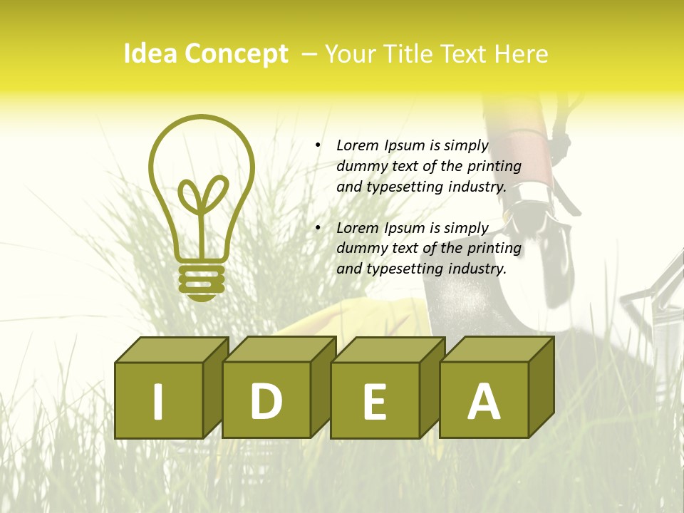 Farm Botany Gardening PowerPoint Template