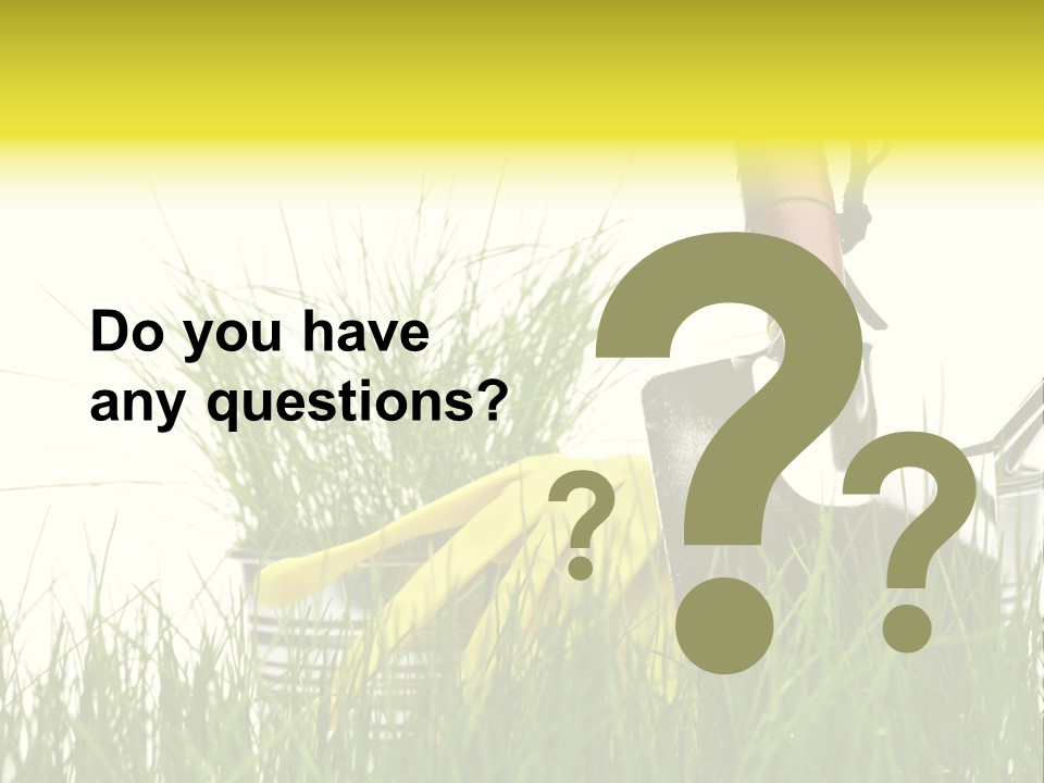 Farm Botany Gardening PowerPoint Template