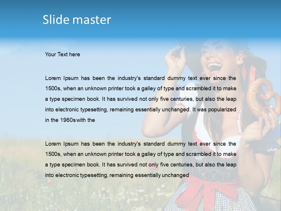 Fast Cloud Smile PowerPoint Template