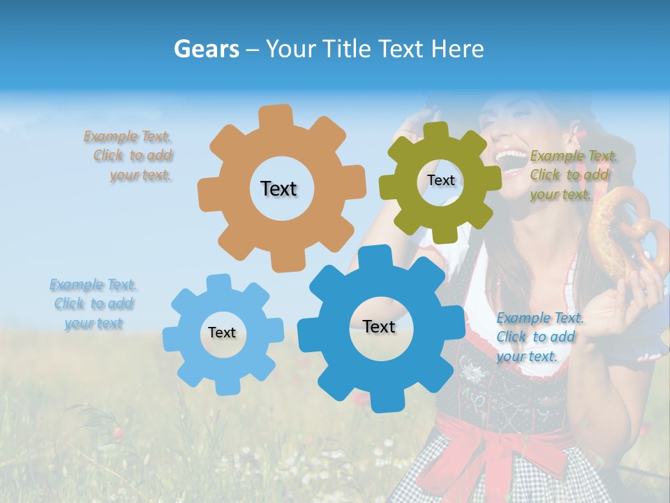 Fast Cloud Smile PowerPoint Template