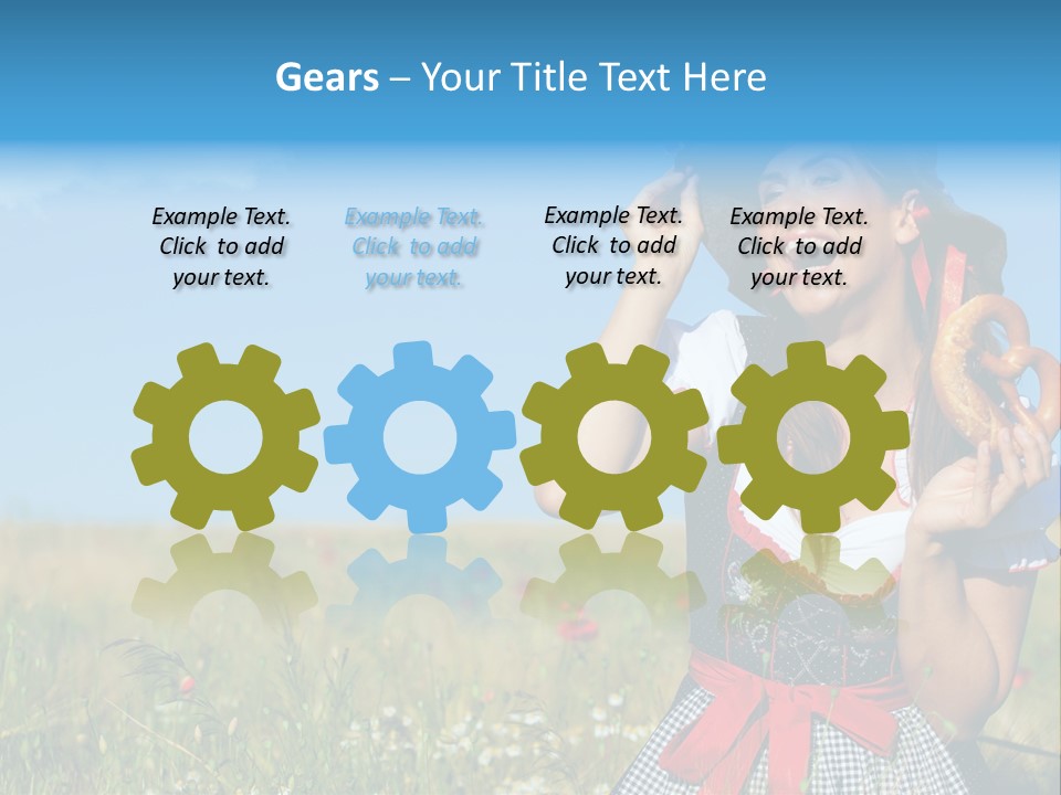 Fast Cloud Smile PowerPoint Template