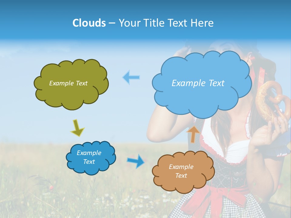 Fast Cloud Smile PowerPoint Template
