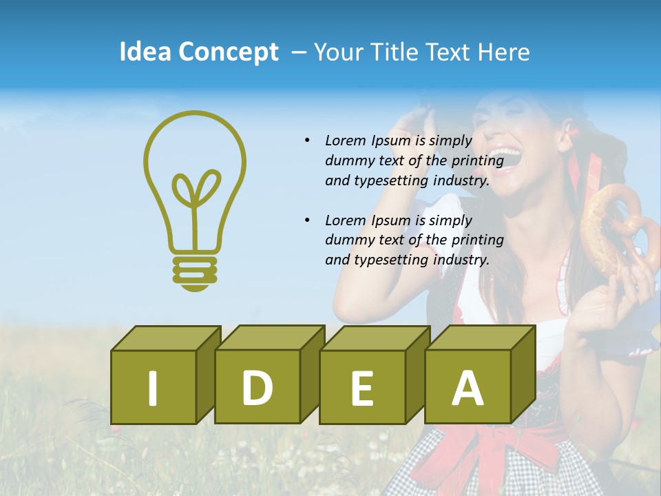 Fast Cloud Smile PowerPoint Template