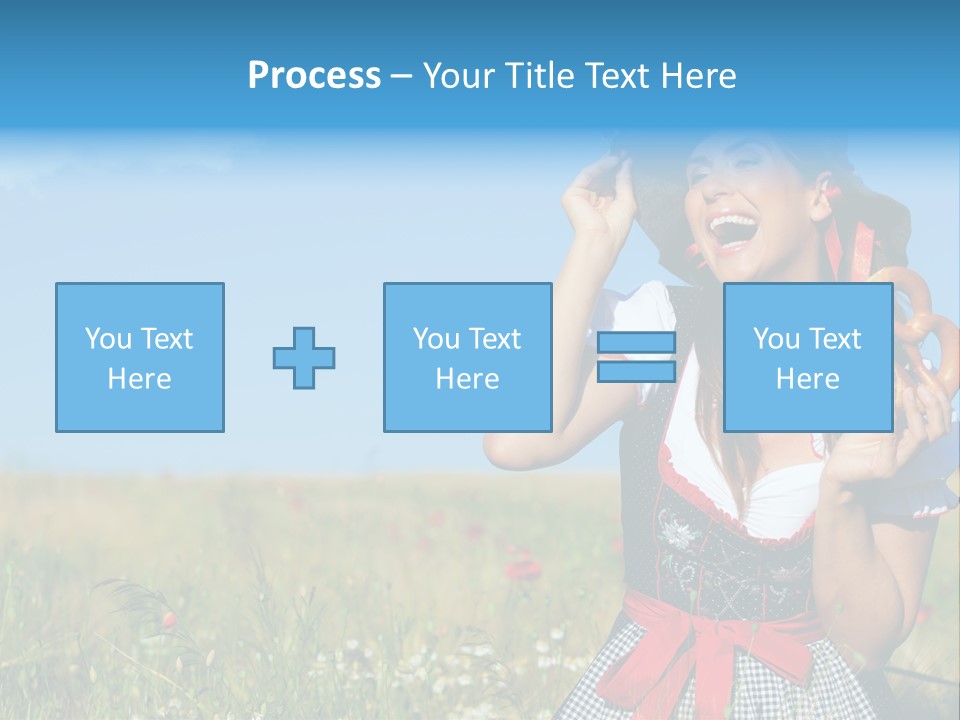 Fast Cloud Smile PowerPoint Template