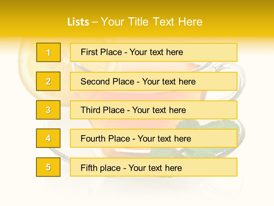 Food Organic Object PowerPoint Template