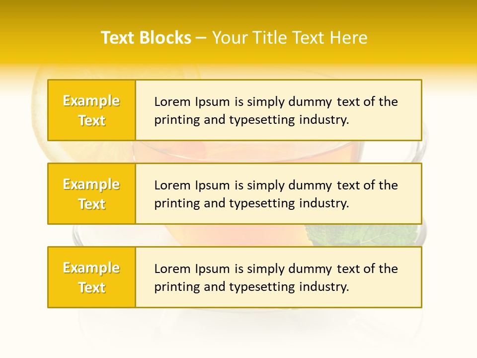 Food Organic Object PowerPoint Template