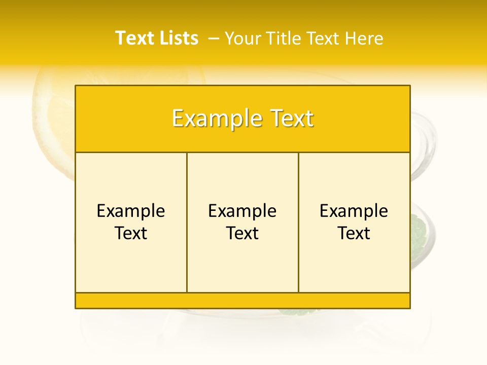 Food Organic Object PowerPoint Template