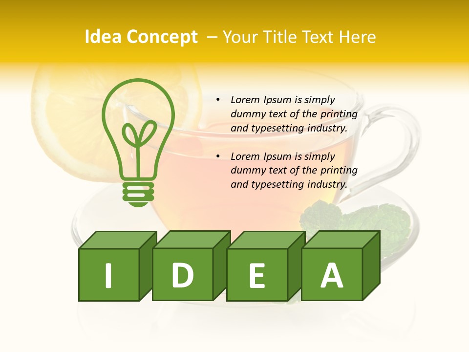 Food Organic Object PowerPoint Template