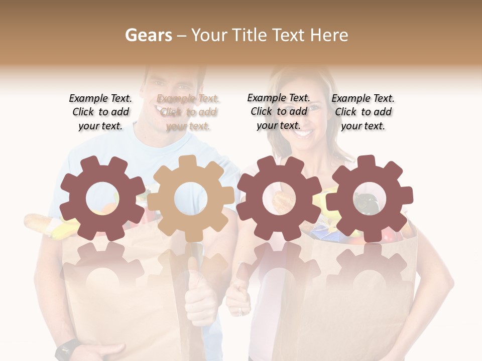 Woman Smile Beauty PowerPoint Template