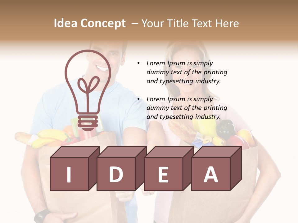 Woman Smile Beauty PowerPoint Template