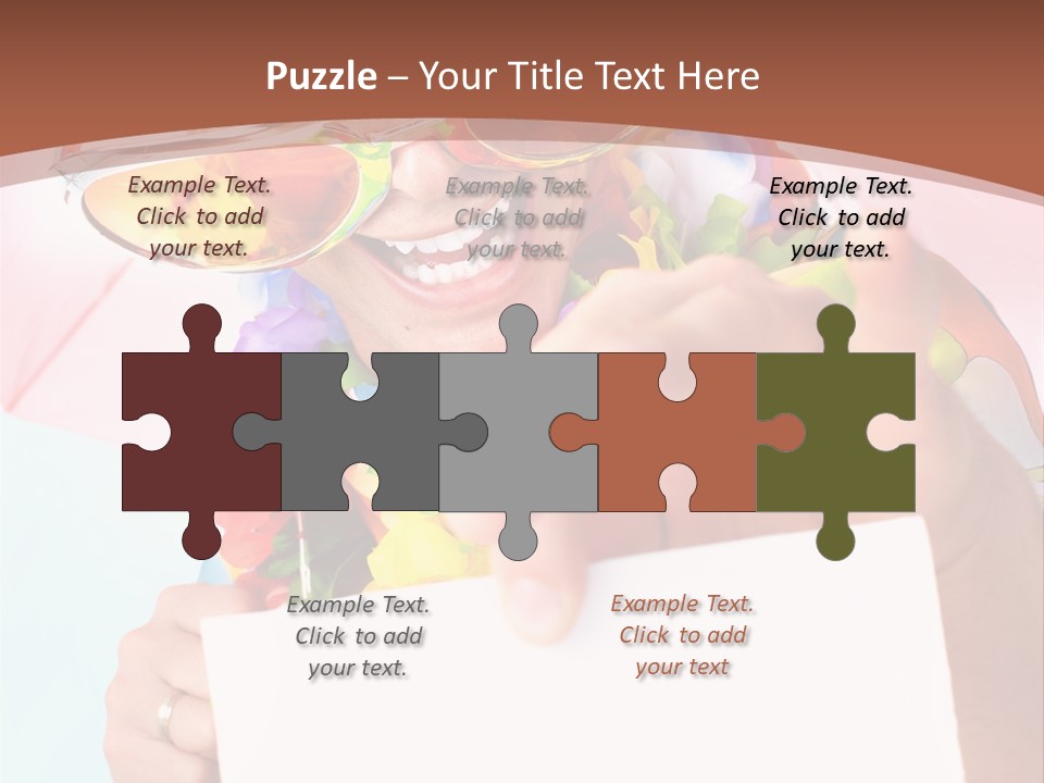 Person Message Euphoria PowerPoint Template