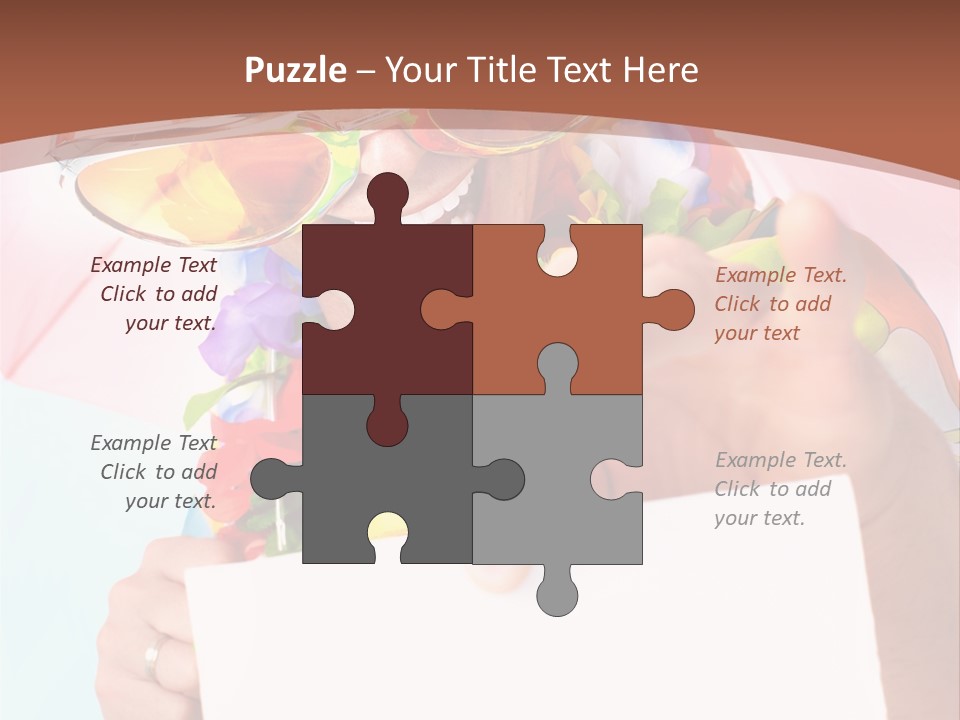 Person Message Euphoria PowerPoint Template