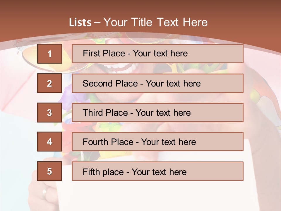 Person Message Euphoria PowerPoint Template