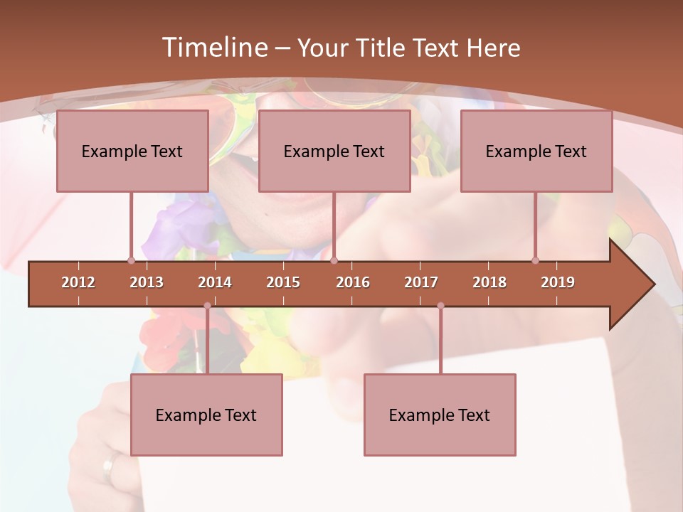 Person Message Euphoria PowerPoint Template