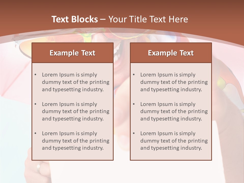 Person Message Euphoria PowerPoint Template