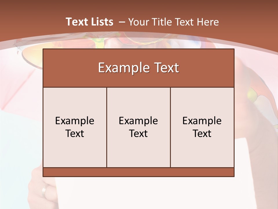 Person Message Euphoria PowerPoint Template