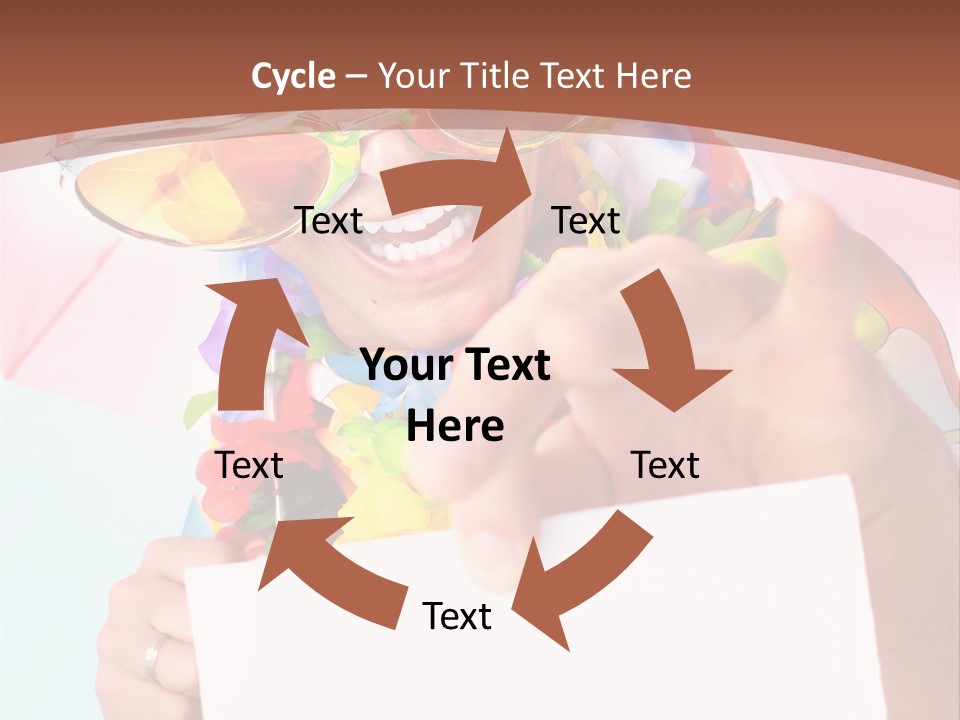 Person Message Euphoria PowerPoint Template