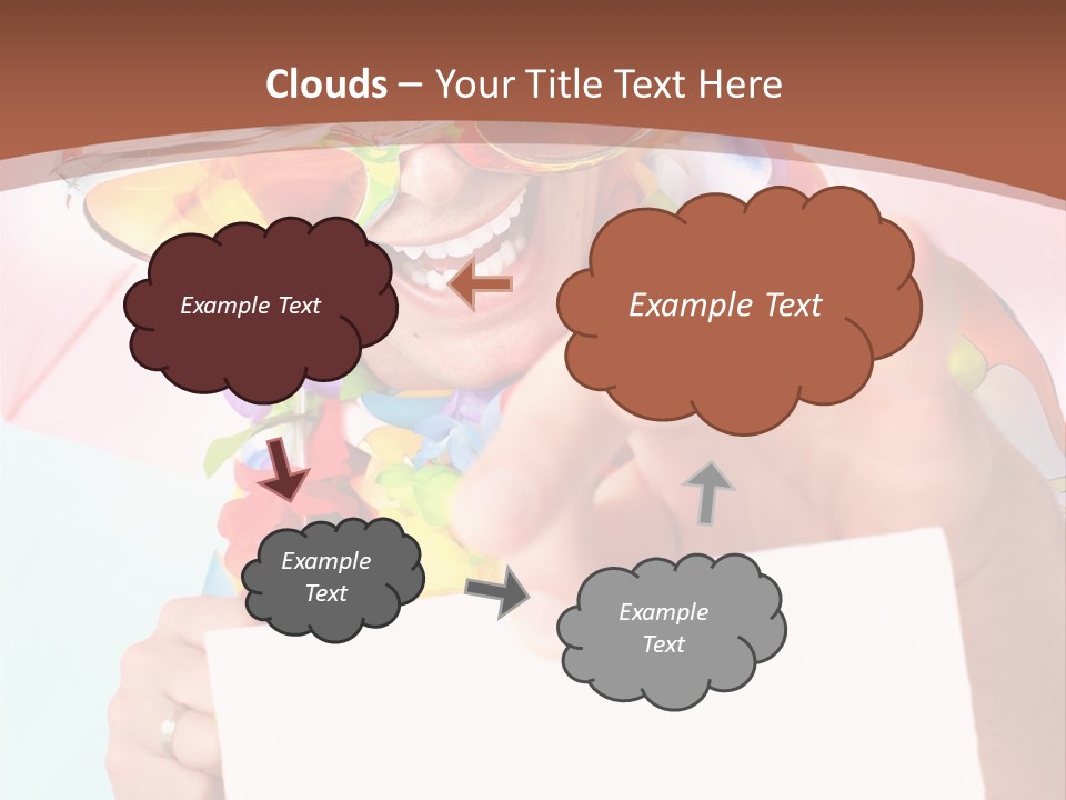 Person Message Euphoria PowerPoint Template