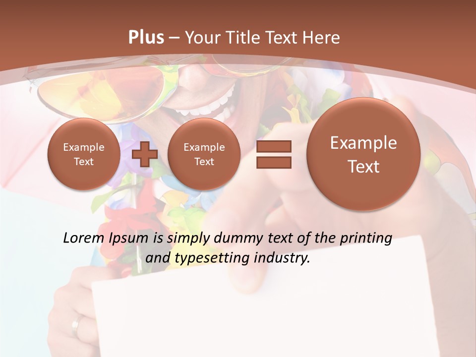 Person Message Euphoria PowerPoint Template