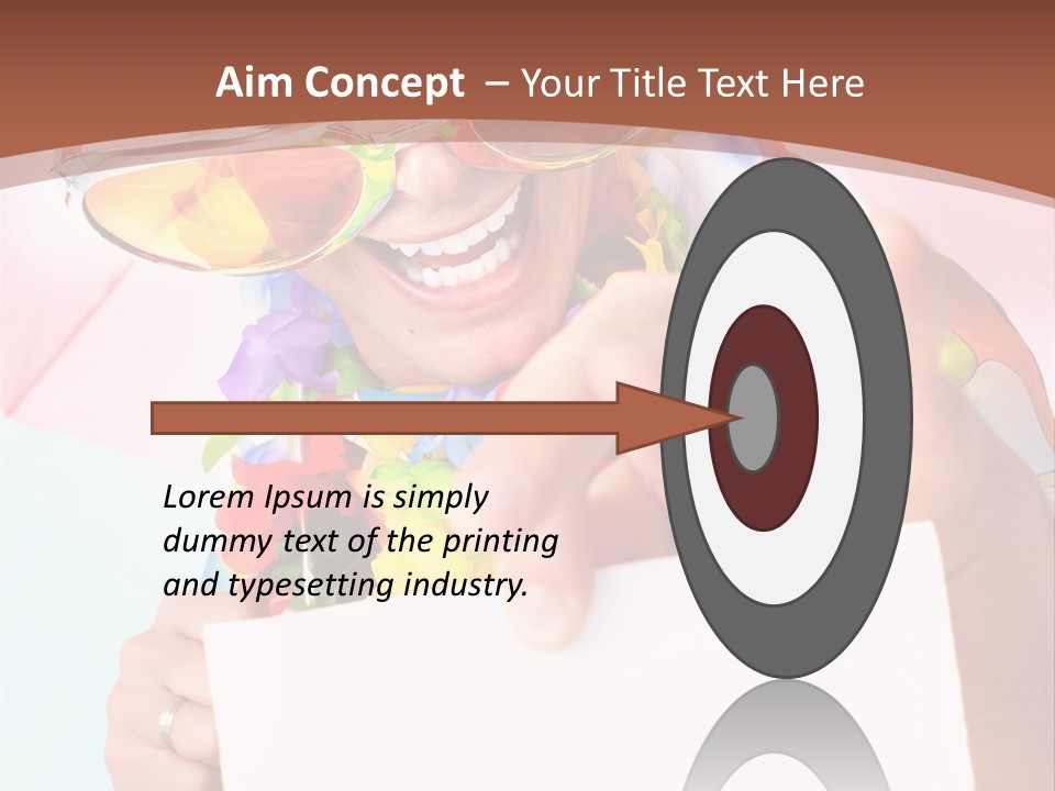 Person Message Euphoria PowerPoint Template