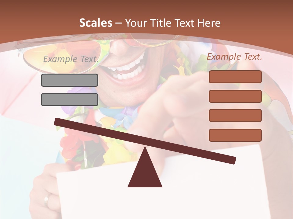 Person Message Euphoria PowerPoint Template