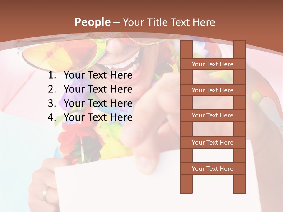 Person Message Euphoria PowerPoint Template
