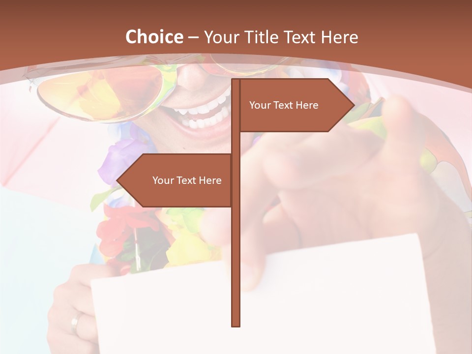 Person Message Euphoria PowerPoint Template